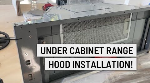 DIY RANGE HOOD INSTALLATION!